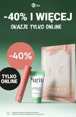 Rossmann - gazetka promocyjna Promocje -40% i więcej! Tylko online od poniedziałku 11.05 do środy 20.05