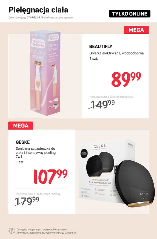 Rossmann - gazetka promocyjna Promocje -40% i więcej! Tylko online od poniedziałku 11.05 do środy 20.05 - strona 9