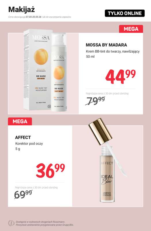 Rossmann - gazetka promocyjna Promocje -40% i więcej! Tylko online od poniedziałku 11.05 do środy 20.05 - strona 3