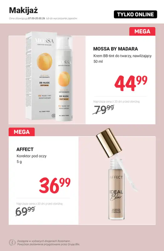 Rossmann - gazetka promocyjna Promocje -40% i więcej! Tylko online od poniedziałku 11.05 do środy 20.05 - strona 3
