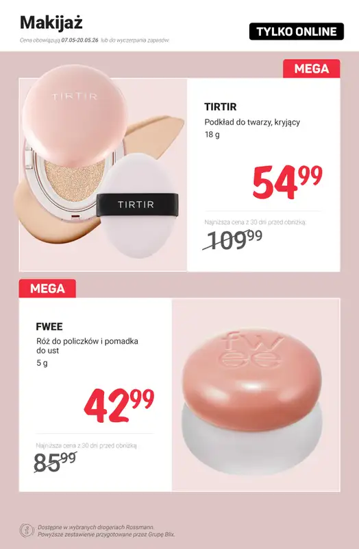 Rossmann - gazetka promocyjna Promocje -40% i więcej! Tylko online od poniedziałku 11.05 do środy 20.05 - strona 2