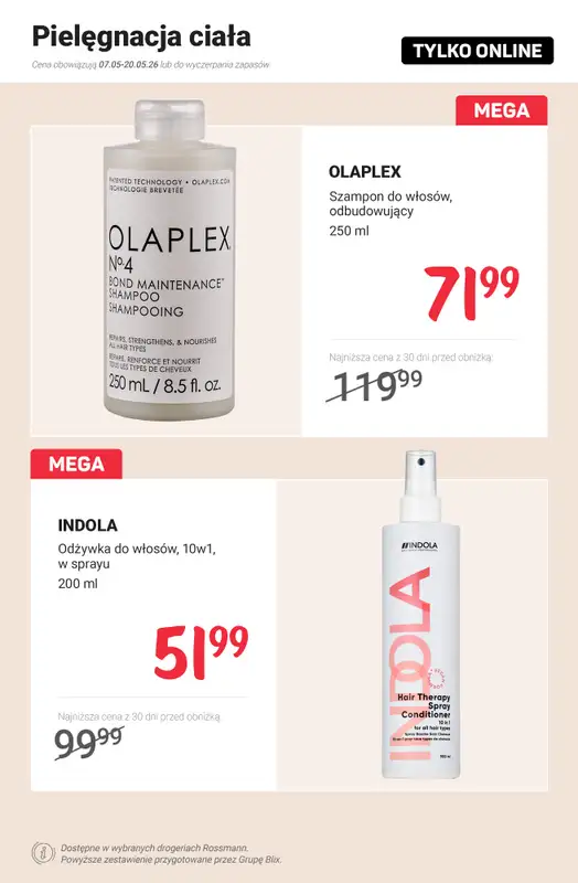 Rossmann - gazetka promocyjna Promocje -40% i więcej! Tylko online od poniedziałku 11.05 do środy 20.05 - strona 10