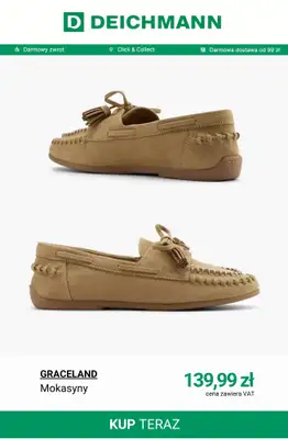 Deichmann - gazetka promocyjna Mokasyny damskie od poniedziałku 11.05  - strona 4