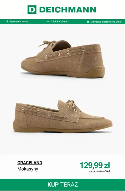 Deichmann - gazetka promocyjna Mokasyny damskie od poniedziałku 11.05  - strona 7