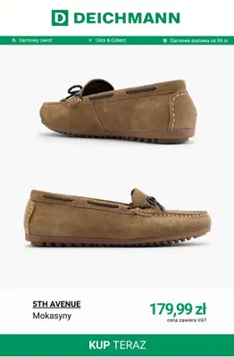 Deichmann - gazetka promocyjna Mokasyny damskie od poniedziałku 11.05  - strona 11