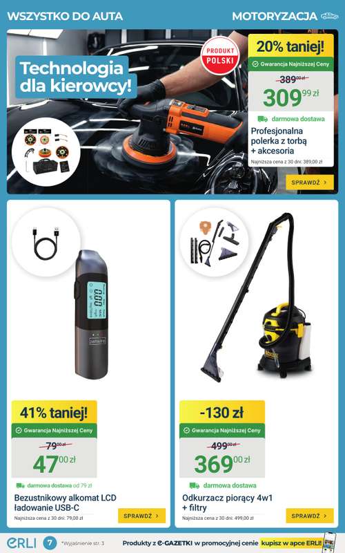 ERLI - gazetka promocyjna Wyposaż dom taniej z ERLI! od środy 13.05 do niedzieli 17.05 - strona 7