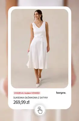 bonprix - gazetka promocyjna -20% na produkty ŚLUBNE i WESELNE + darmowa dostawa! od poniedziałku 11.05 do środy 13.05 - strona 3