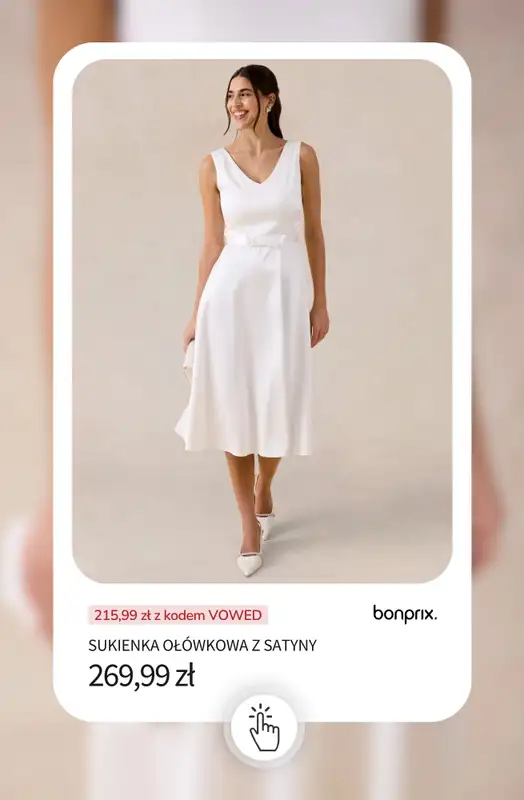 bonprix - gazetka promocyjna -20% na produkty ŚLUBNE i WESELNE + darmowa dostawa! od poniedziałku 11.05 do środy 13.05 - strona 3