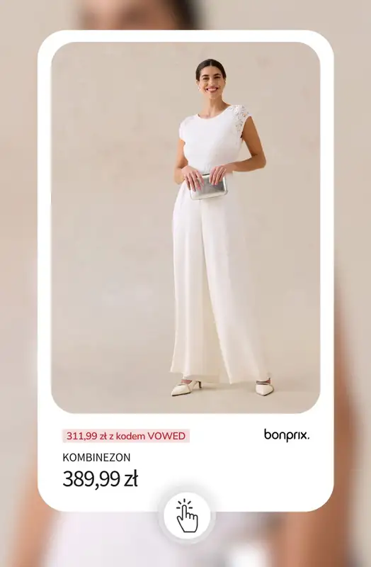 bonprix - gazetka promocyjna -20% na produkty ŚLUBNE i WESELNE + darmowa dostawa! od poniedziałku 11.05 do środy 13.05 - strona 13