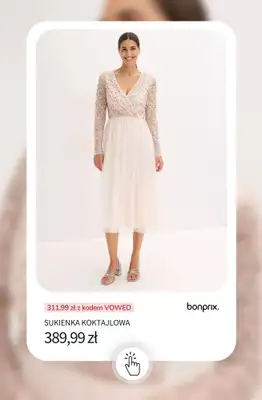 bonprix - gazetka promocyjna -20% na produkty ŚLUBNE i WESELNE + darmowa dostawa! od poniedziałku 11.05 do środy 13.05 - strona 9