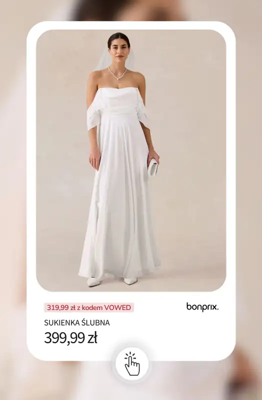 bonprix - gazetka promocyjna -20% na produkty ŚLUBNE i WESELNE + darmowa dostawa! od poniedziałku 11.05 do środy 13.05 - strona 14