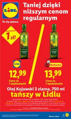 Lidl - gazetka promocyjna Oferta od poniedziałku od poniedziałku 11.05 do środy 13.05 - strona 13