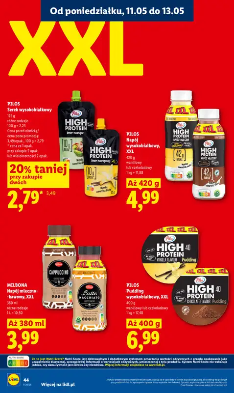 Lidl - gazetka promocyjna Oferta od poniedziałku od poniedziałku 11.05 do środy 13.05 - strona 44