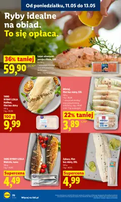 Lidl - gazetka promocyjna Oferta od poniedziałku od poniedziałku 11.05 do środy 13.05 - strona 70