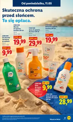 Lidl - gazetka promocyjna Oferta od poniedziałku od poniedziałku 11.05 do środy 13.05 - strona 89