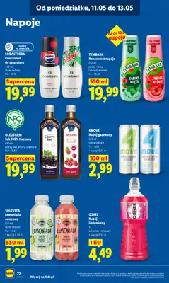 Lidl - gazetka promocyjna Oferta od poniedziałku od poniedziałku 11.05 do środy 13.05 - strona 72