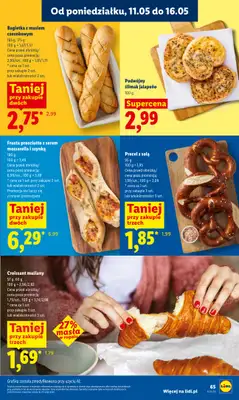 Lidl - gazetka promocyjna Oferta od poniedziałku od poniedziałku 11.05 do środy 13.05 - strona 65