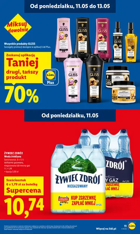 Lidl - gazetka promocyjna Oferta od poniedziałku od poniedziałku 11.05 do środy 13.05 - strona 11