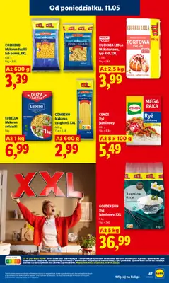 Lidl - gazetka promocyjna Oferta od poniedziałku od poniedziałku 11.05 do środy 13.05 - strona 47