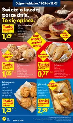 Lidl - gazetka promocyjna Oferta od poniedziałku od poniedziałku 11.05 do środy 13.05 - strona 62