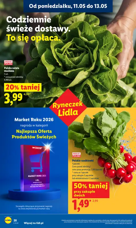 Lidl - gazetka promocyjna Oferta od poniedziałku od poniedziałku 11.05 do środy 13.05 - strona 28
