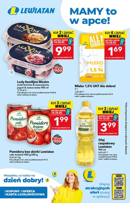 LEWIATAN - gazetka promocyjna Mamy TO w appce od czwartku 14.05 do środy 20.05