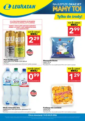 LEWIATAN - gazetka promocyjna W wielopakach taniej! od czwartku 14.05 do środy 20.05
