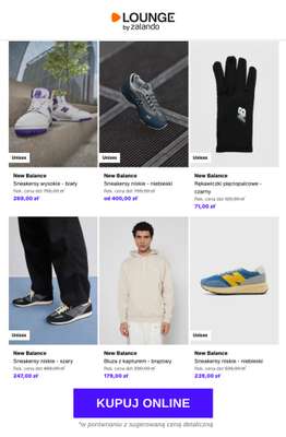New Balance Sneakery niskie - szary