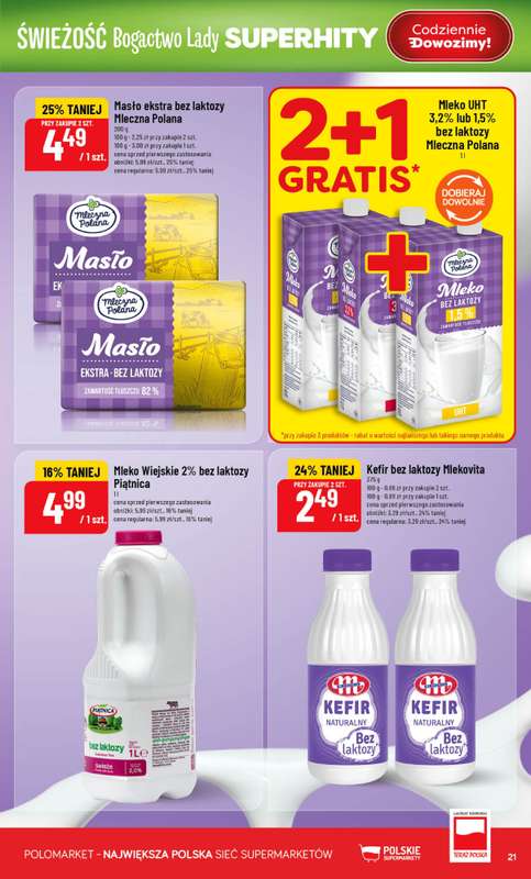 POLOmarket - gazetka promocyjna Gazetka od środy 13.05 do wtorku 19.05 - strona 21