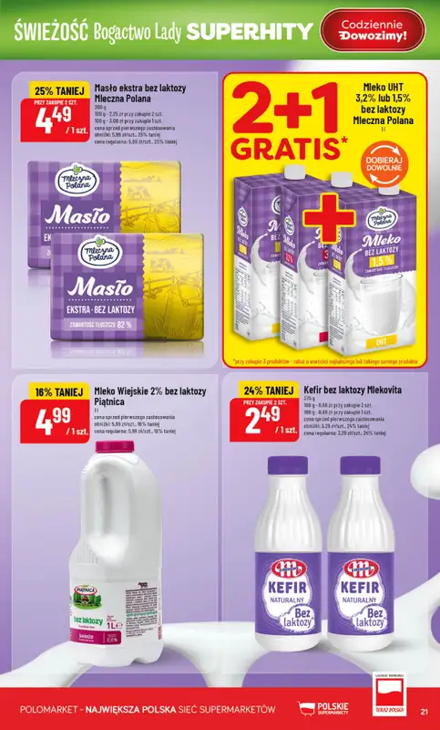 POLOmarket - gazetka promocyjna Gazetka od środy 13.05 do wtorku 19.05 - strona 21