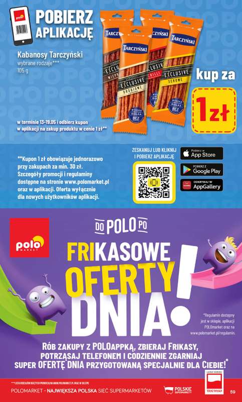 POLOmarket - gazetka promocyjna Gazetka od środy 13.05 do wtorku 19.05 - strona 59