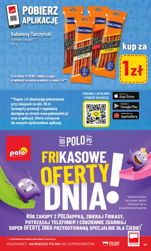POLOmarket - gazetka promocyjna Gazetka od środy 13.05 do wtorku 19.05 - strona 59