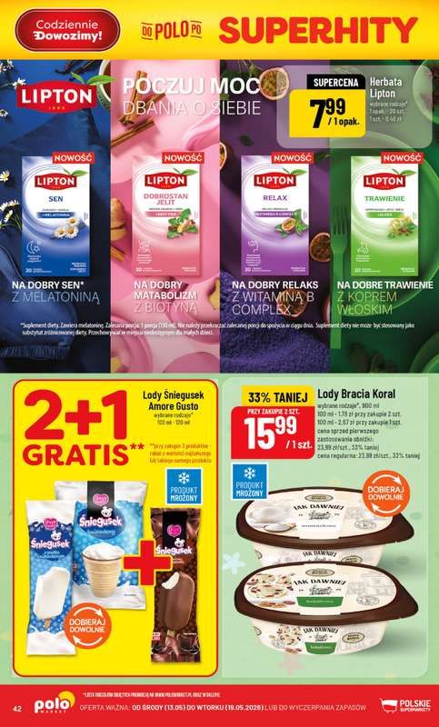 POLOmarket - gazetka promocyjna Gazetka od środy 13.05 do wtorku 19.05 - strona 42