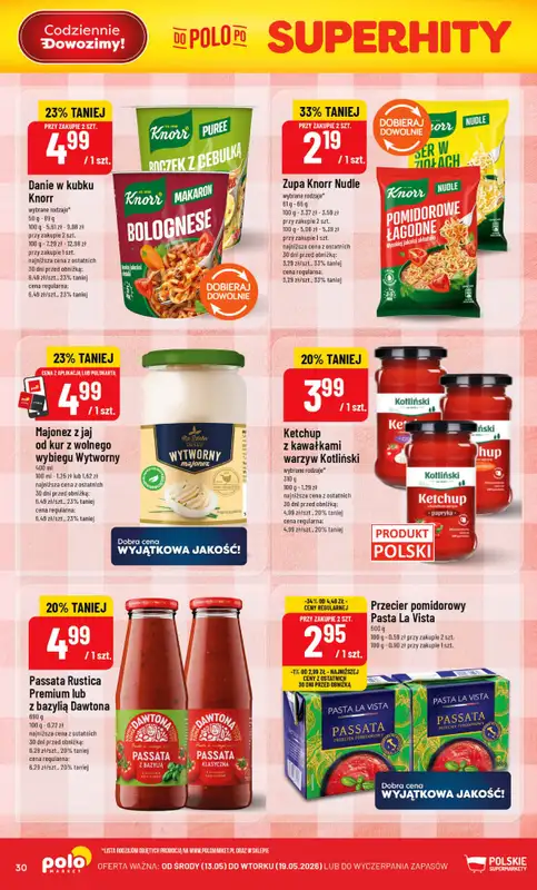 POLOmarket - gazetka promocyjna Gazetka od środy 13.05 do wtorku 19.05 - strona 30
