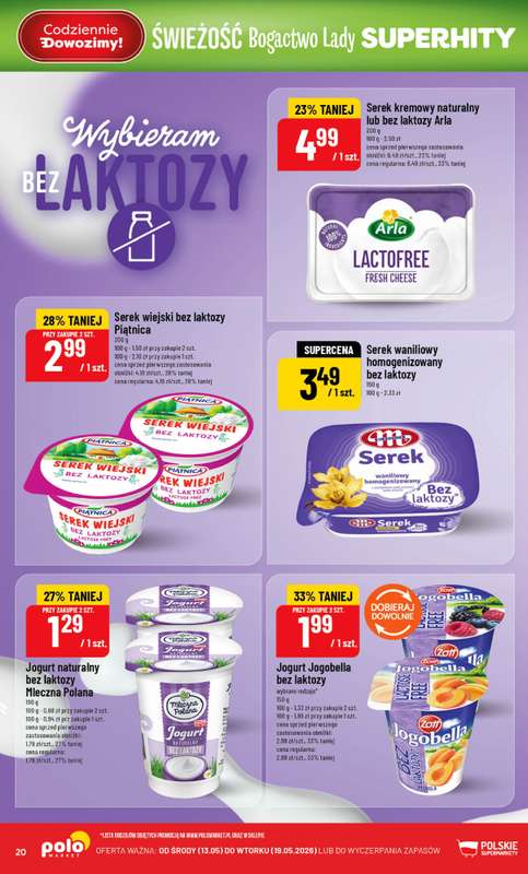 POLOmarket - gazetka promocyjna Gazetka od środy 13.05 do wtorku 19.05 - strona 20