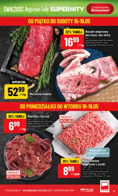 POLOmarket - gazetka promocyjna Gazetka od środy 13.05 do wtorku 19.05 - strona 15