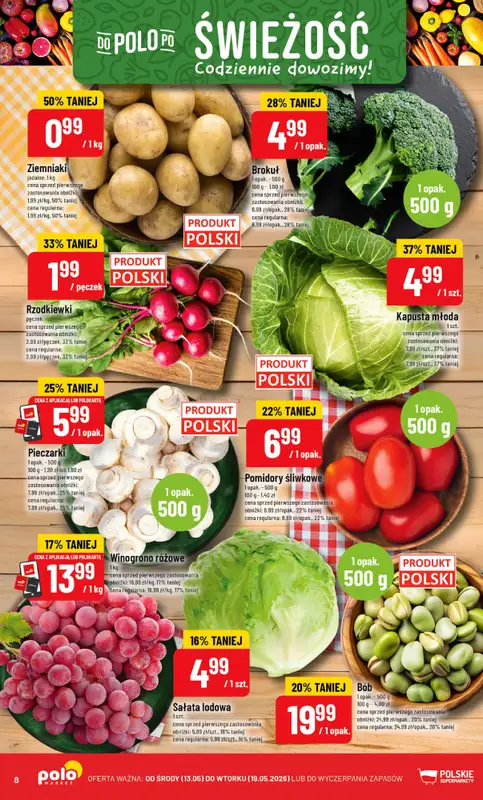 POLOmarket - gazetka promocyjna Gazetka od środy 13.05 do wtorku 19.05 - strona 8