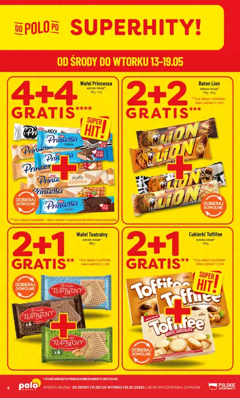 POLOmarket - gazetka promocyjna Gazetka od środy 13.05 do wtorku 19.05 - strona 4