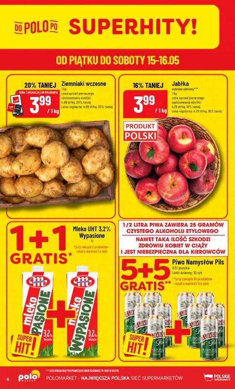 POLOmarket - gazetka promocyjna Gazetka od środy 13.05 do wtorku 19.05 - strona 6