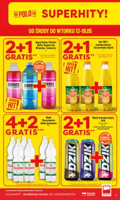 POLOmarket - gazetka promocyjna Gazetka od środy 13.05 do wtorku 19.05 - strona 5