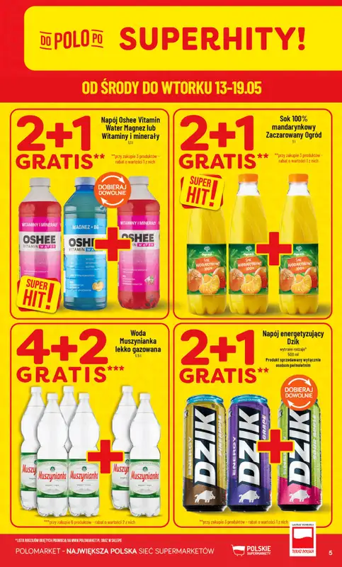 POLOmarket - gazetka promocyjna Gazetka od środy 13.05 do wtorku 19.05 - strona 5