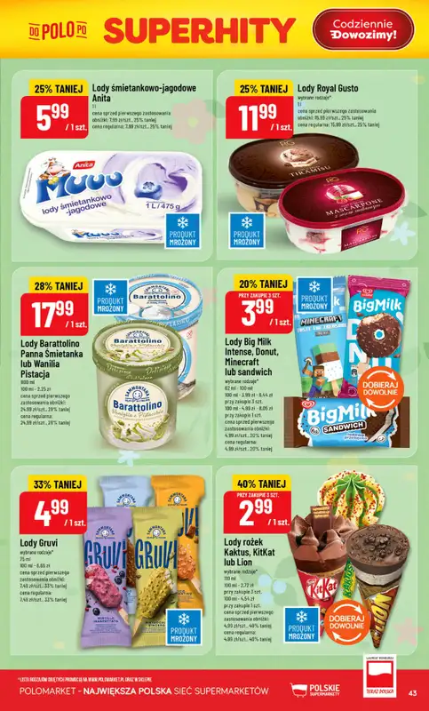 POLOmarket - gazetka promocyjna Gazetka od środy 13.05 do wtorku 19.05 - strona 43