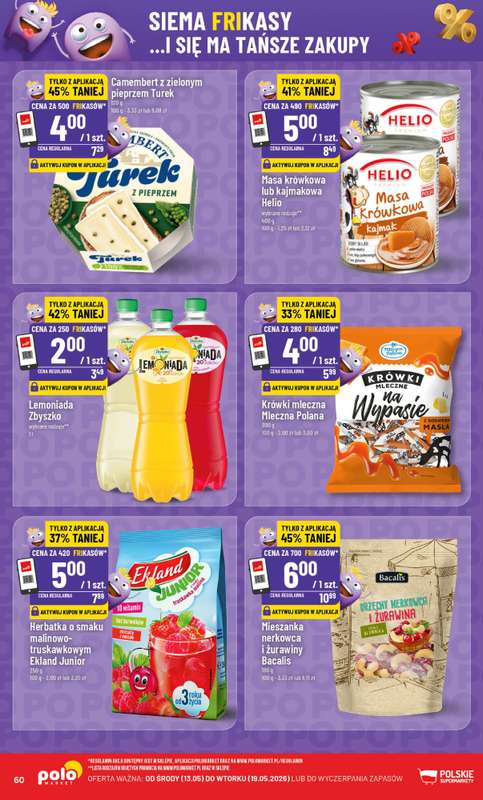 POLOmarket - gazetka promocyjna Gazetka od środy 13.05 do wtorku 19.05 - strona 60