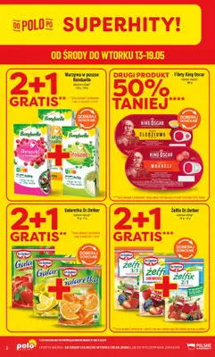 POLOmarket - gazetka promocyjna Gazetka od środy 13.05 do wtorku 19.05 - strona 2