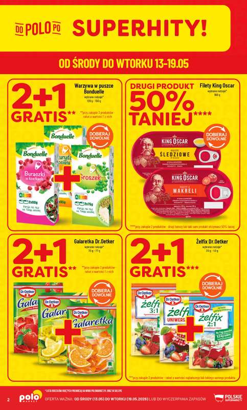 POLOmarket - gazetka promocyjna Gazetka od środy 13.05 do wtorku 19.05 - strona 2