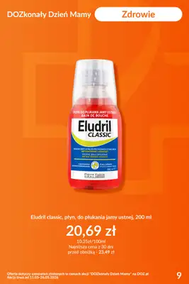 DOZ.PL - gazetka promocyjna Zdrowie od piątku 15.05 do wtorku 26.05 - strona 9