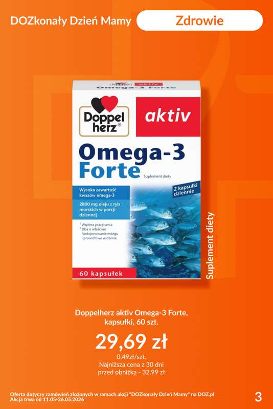 DOZ.PL - gazetka promocyjna Zdrowie od piątku 15.05 do wtorku 26.05 - strona 3