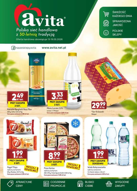 Avita - gazetka promocyjna Gazetka od środy 13.05 do wtorku 19.05