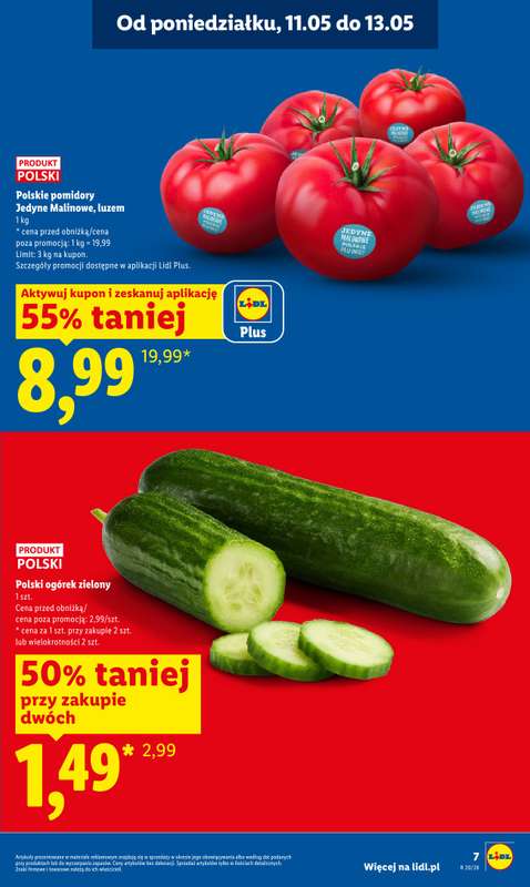 Lidl - gazetka promocyjna Oferta od poniedziałku od poniedziałku 11.05 do środy 13.05 - strona 7
