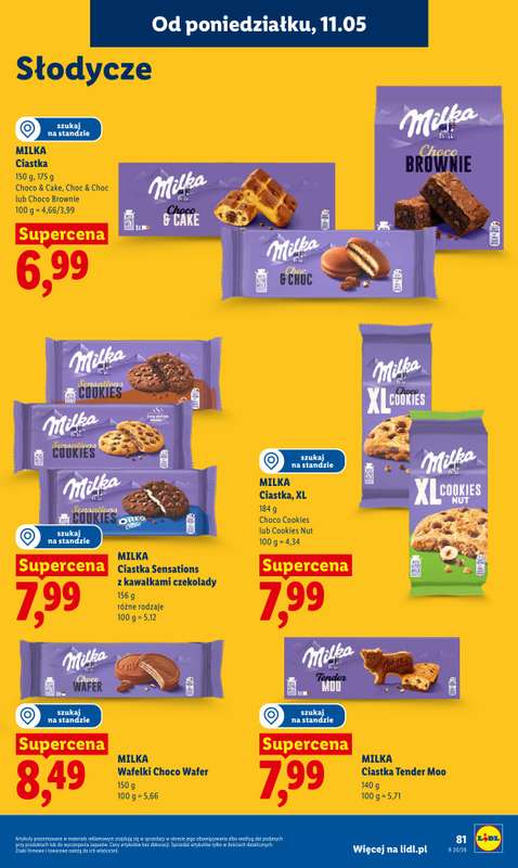 Lidl - gazetka promocyjna Oferta od poniedziałku od poniedziałku 11.05 do środy 13.05 - strona 83